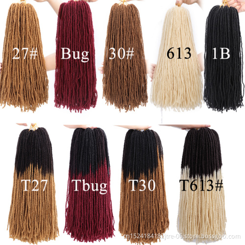 artificial ghana micro sister locs extension synthetic crochet braids, sister hair 2x sister dread faux locs in packs